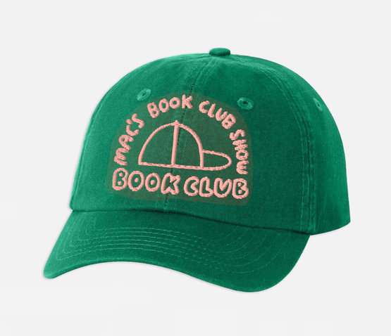 Mac's Book Club Show Book Club Green Cap