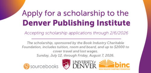 Applications Open for Binc Scholarship to 2026 Denver Publishing Institute